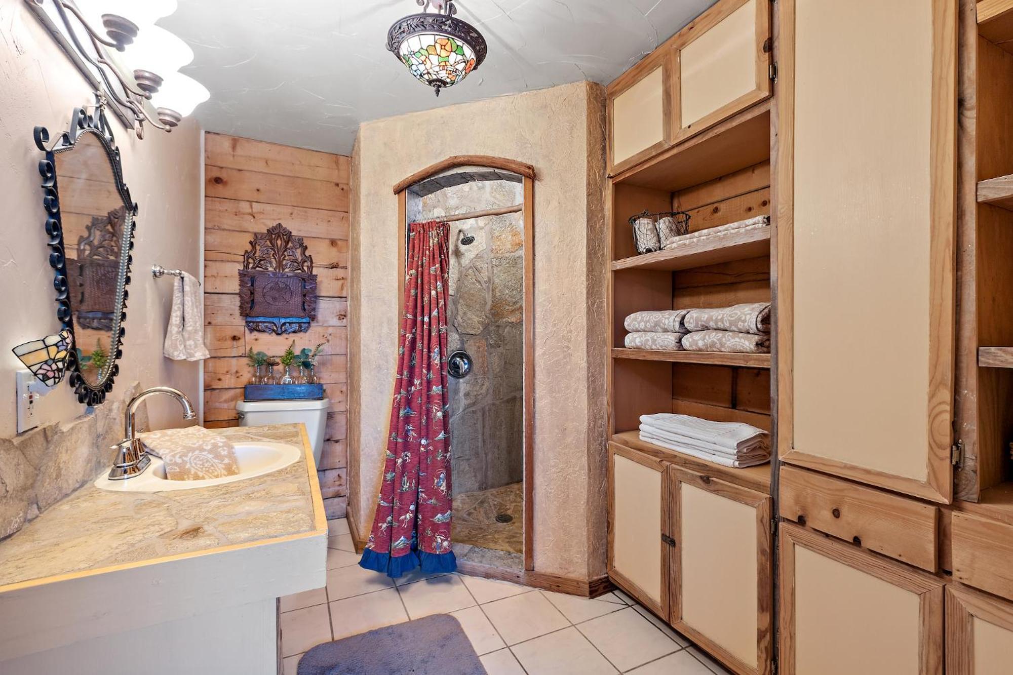 Mighty Oak Log Cabin Fredericksburg Exterior foto