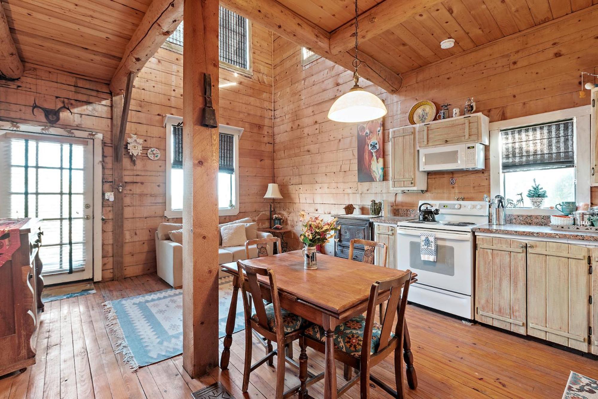 Mighty Oak Log Cabin Fredericksburg Exterior foto