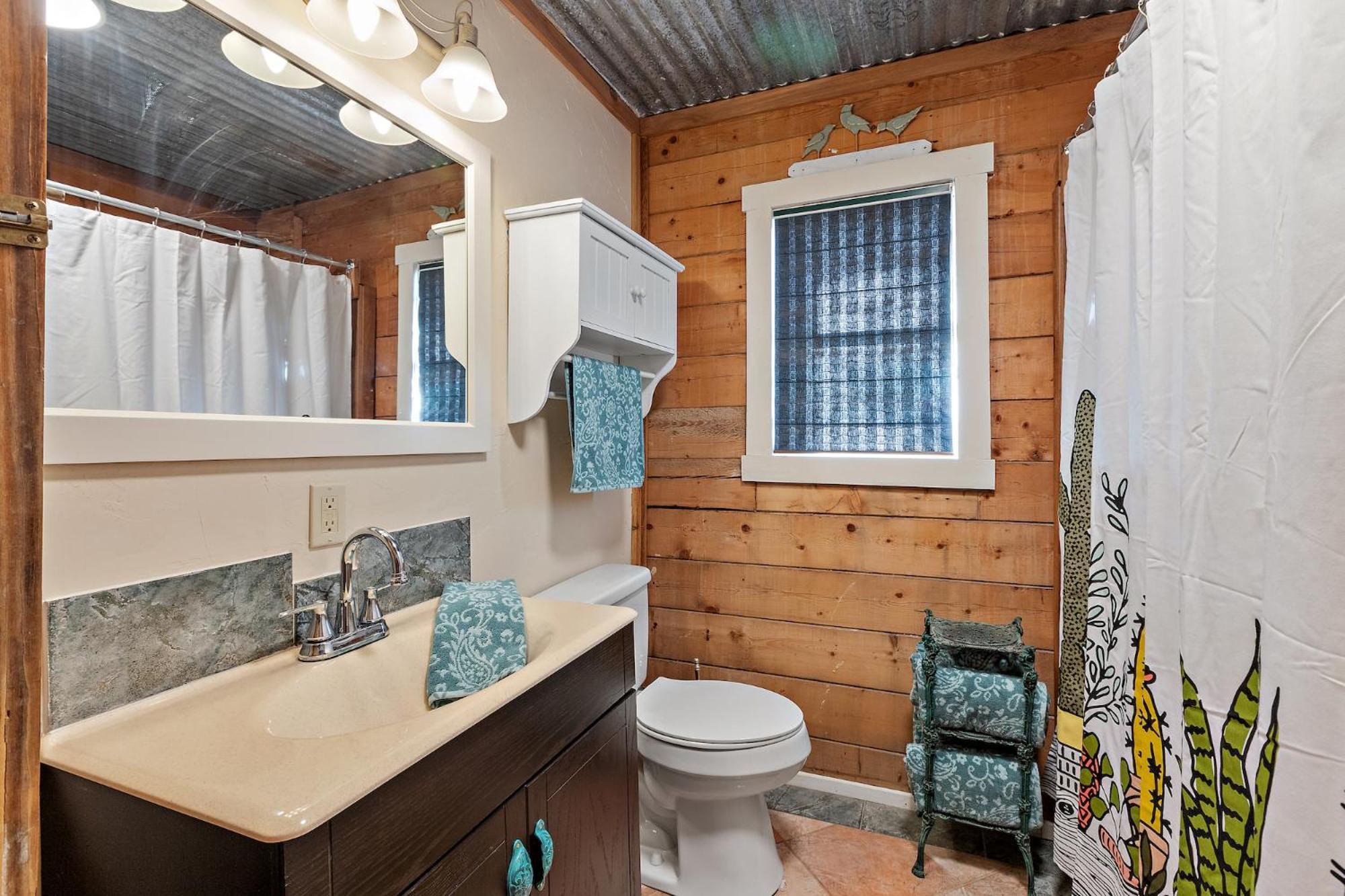 Mighty Oak Log Cabin Fredericksburg Exterior foto