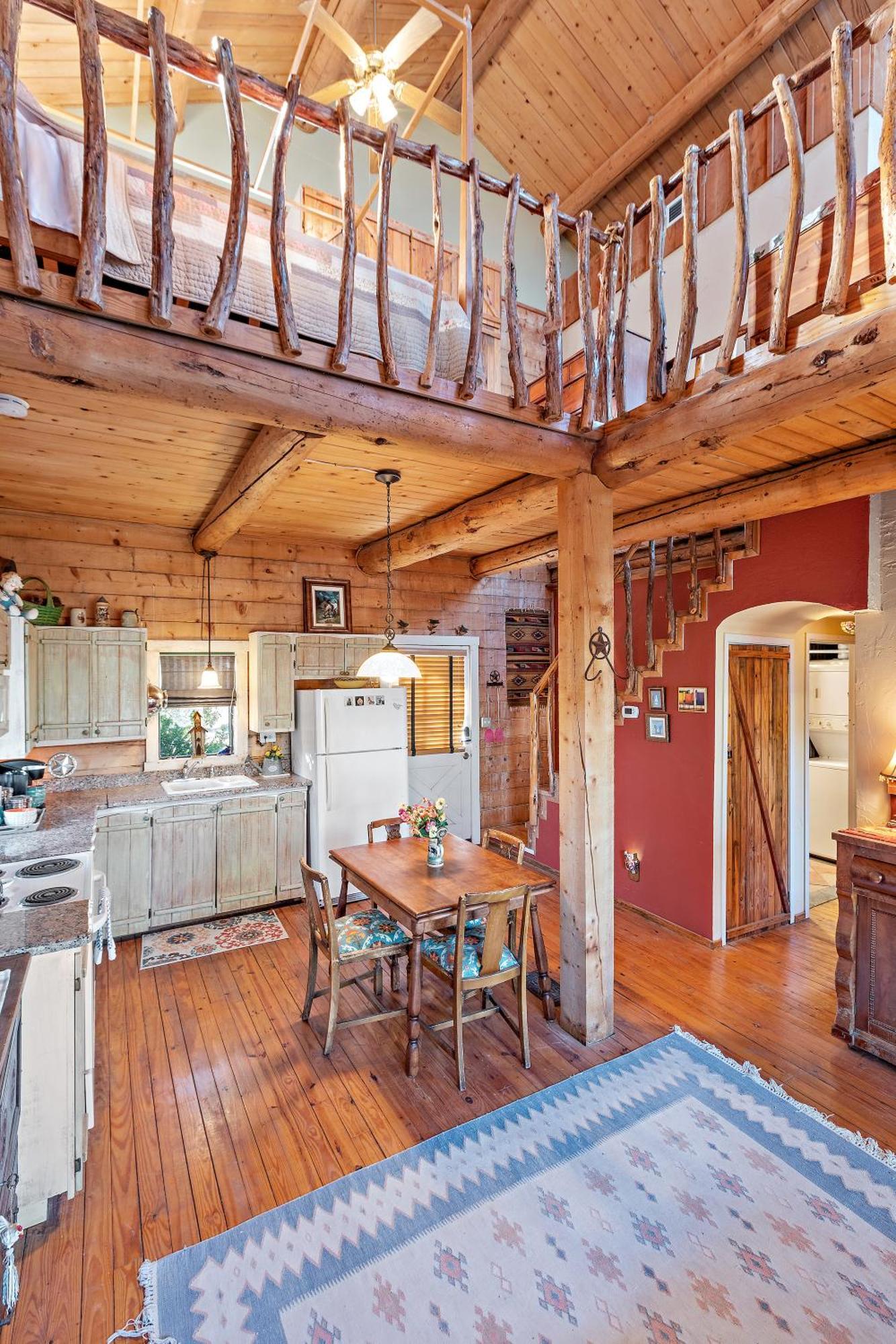 Mighty Oak Log Cabin Fredericksburg Exterior foto